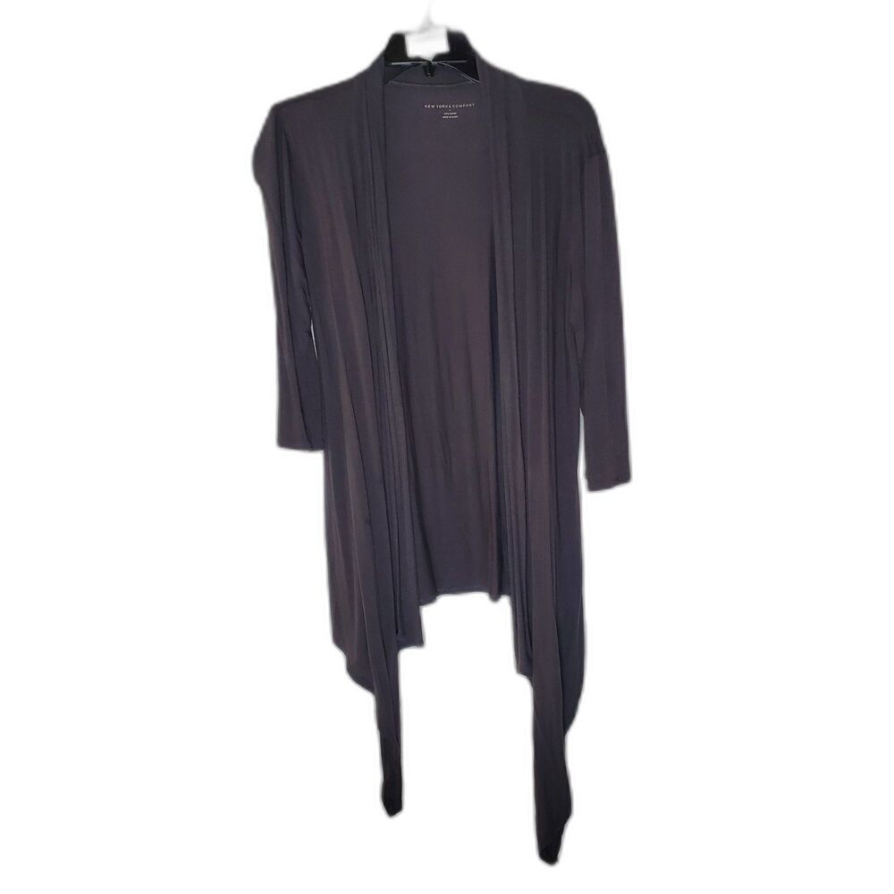 New York & Company Open Front Cardigan Size L
